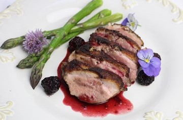 Five Spice Duck Breasts with Blackberry Sauce